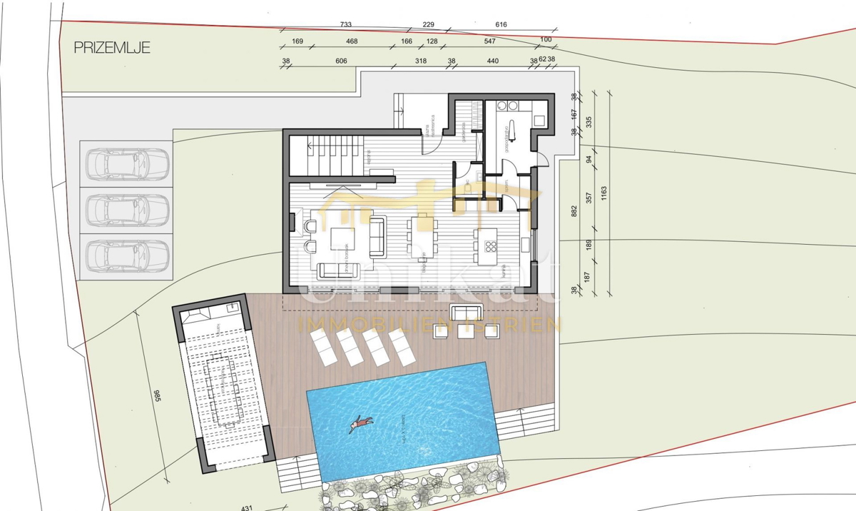 Casa su grande terreno in Istria Centrale